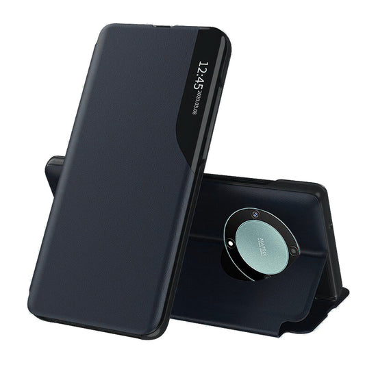Coque pour Honor Magic5 Lite, Techsuit, eFold, Bleu Foncé