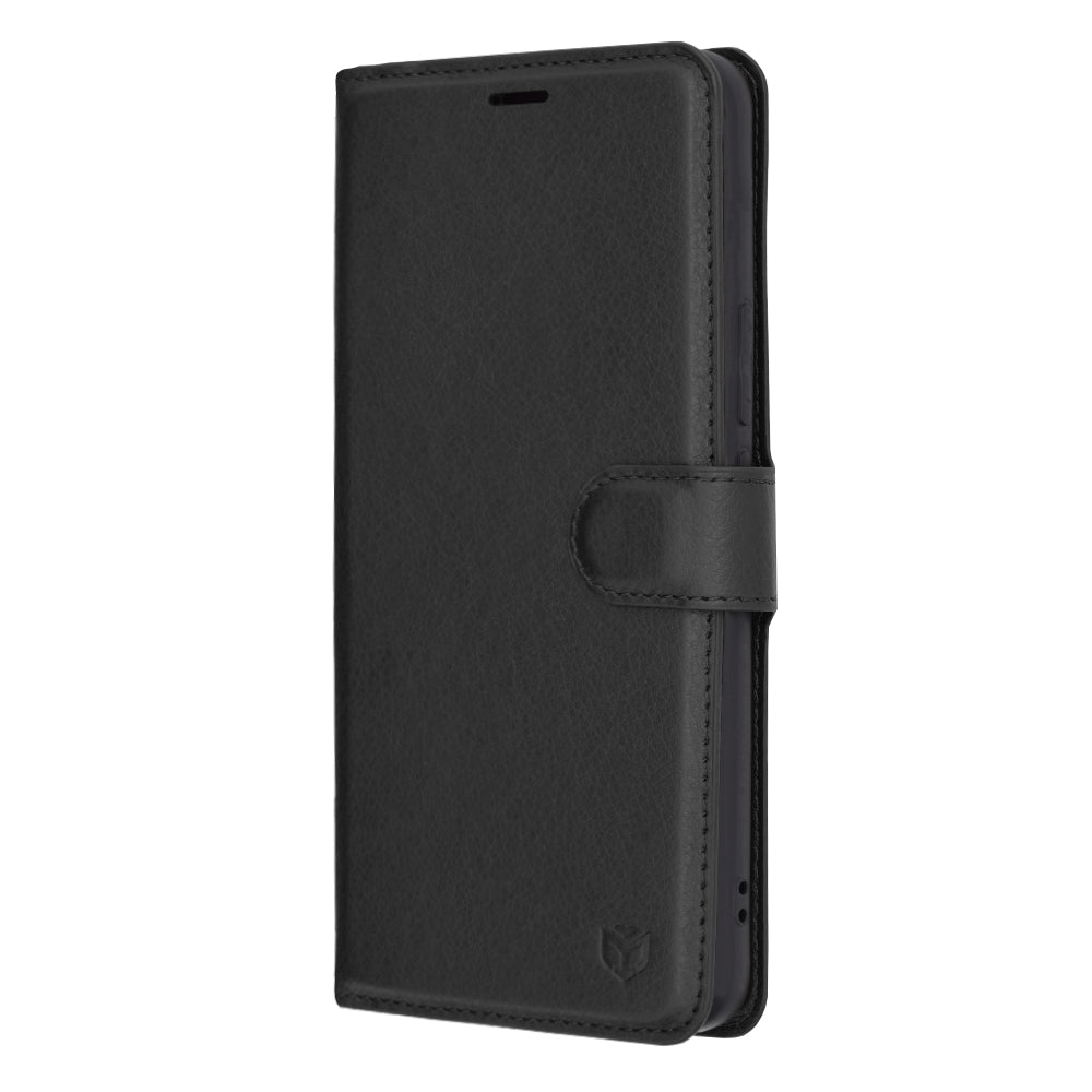 Coque pour Honor Magic5 Pro, Techsuit, Leather Folio, Noire