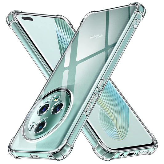Coque pour Honor Magic5 Pro, Techsuit, Antichoc Claire, Transparente