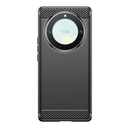 Hoes voor Honor Magic6 Lite, Techsuit, Carbon, Zwart