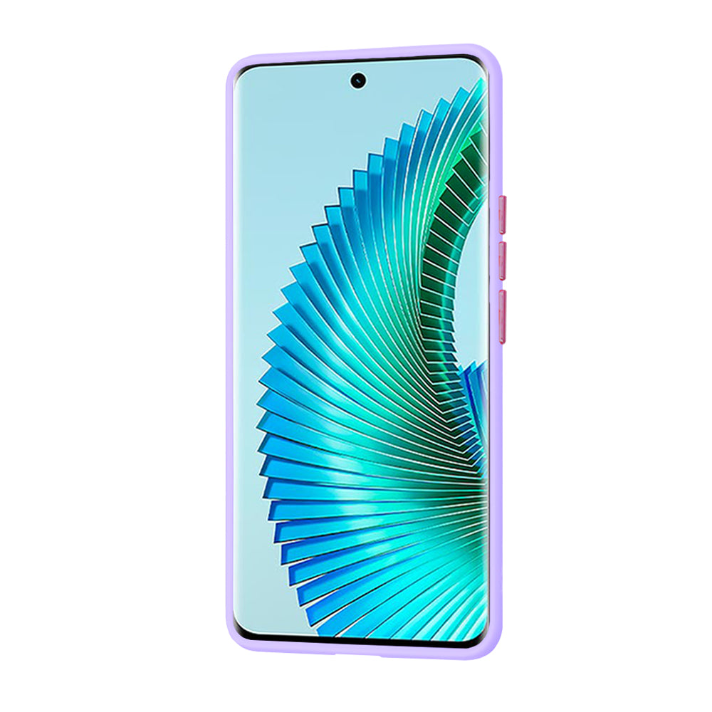Coque pour Honor Magic6 Lite, Techsuit, HaloFrost, Violet Clair