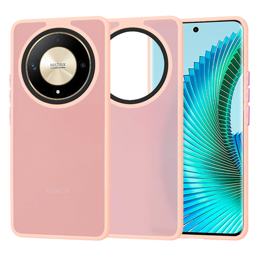 Hülle für Honor Magic6 Lite, Techsuit, HaloFrost, Rosa