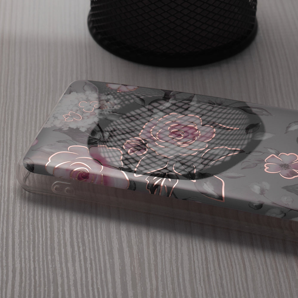 Coque pour Honor Magic6 Lite, Techsuit, Marble, Gris