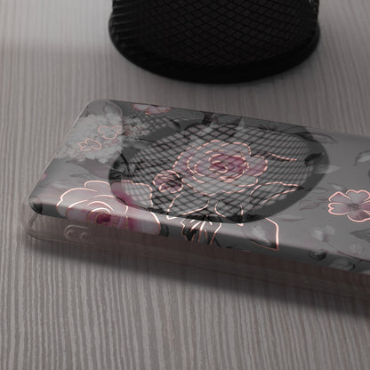 Coque pour Honor Magic6 Lite, Techsuit, Marble, Gris