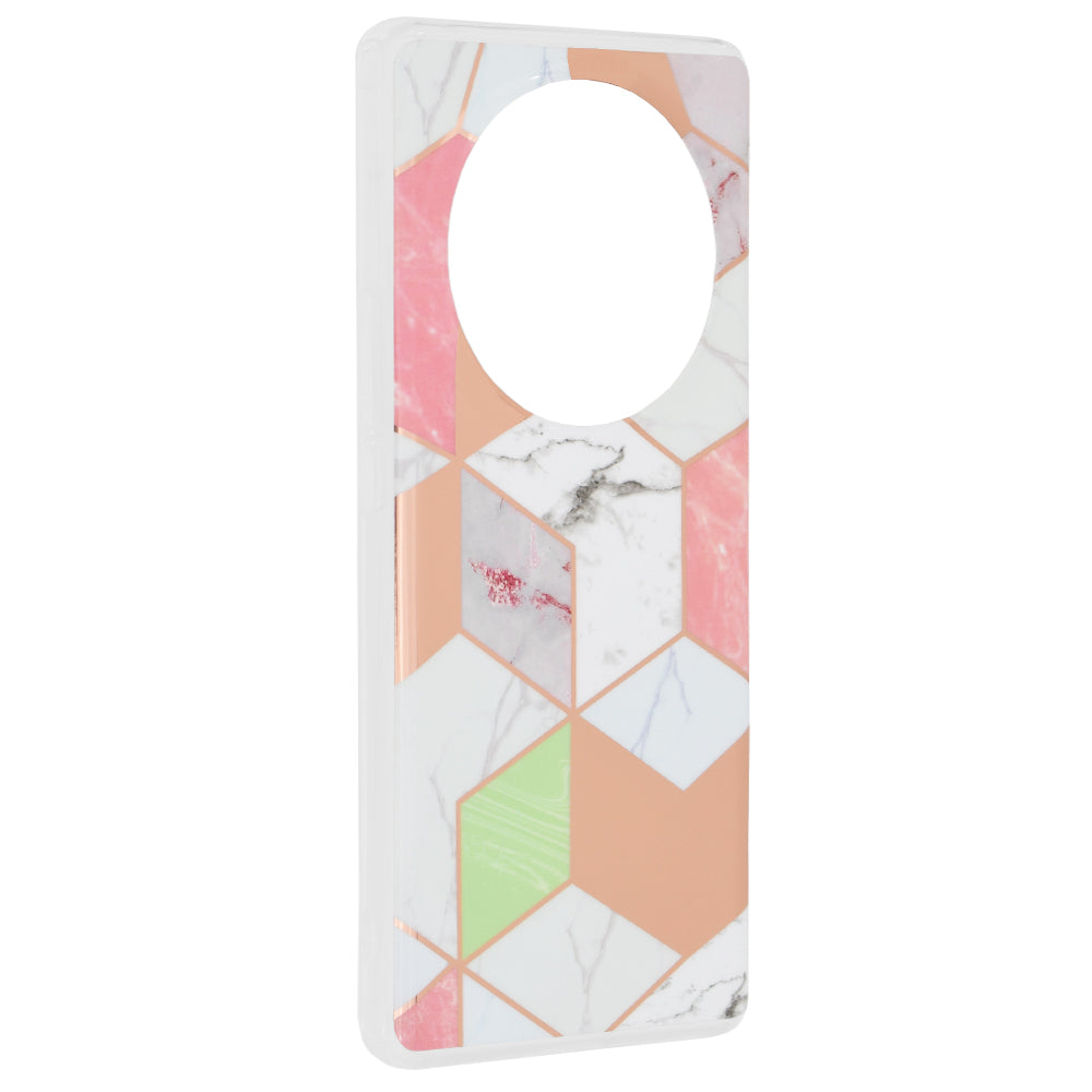Coque pour Honor Magic6 Lite, Techsuit, Marble, Violet