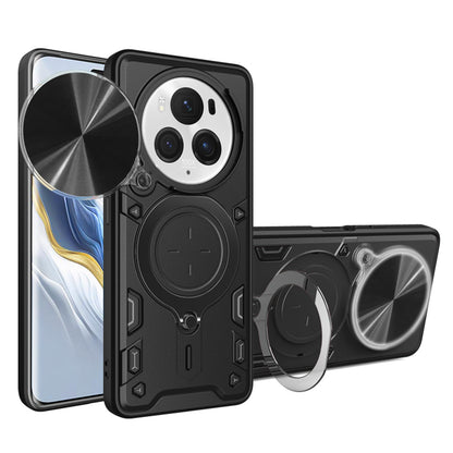 Coque pour Honor Magic6 Pro, Techsuit, CamGuard Pro, Noire