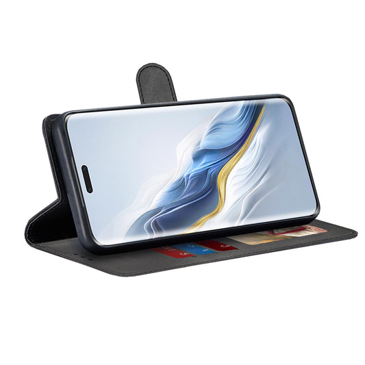 Hoes voor Honor Magic6 Pro, Techsuit, Diary Book, Zwart