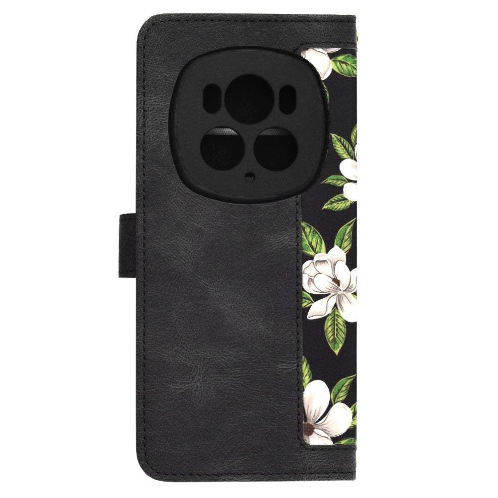 Hülle für Honor Magic6 Pro, Techsuit, FlipCraft, Schwarz