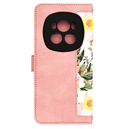 Coque pour Honor Magic6 Pro, Techsuit, FlipCraft, Rose
