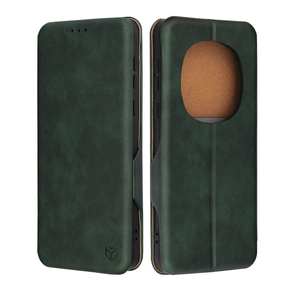 Coque pour Honor Magic7 Pro, Techsuit, Safe Wallet Plus, Vert