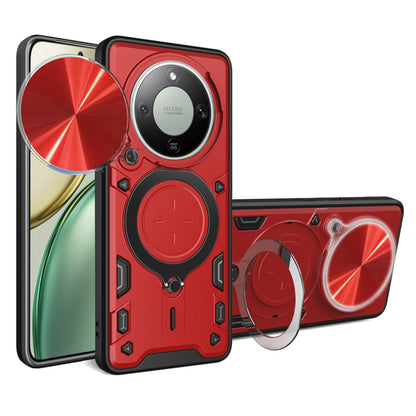 Hülle für Honor Magic8 Lite, Techsuit, CamGuard Pro, Rot