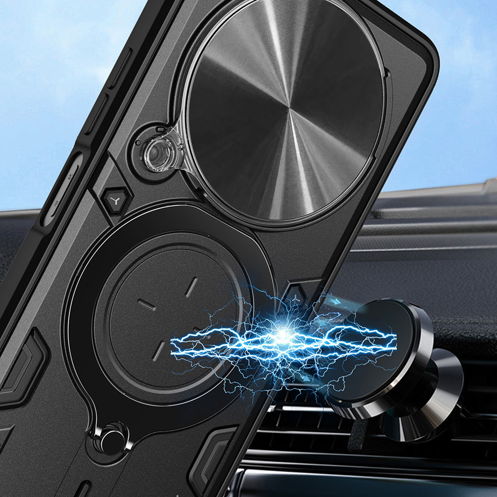 Hülle für Honor Magic8 Lite, Techsuit, CamGuard Pro, Roségold