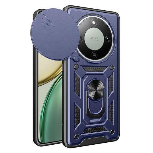 Hülle für Honor Magic8 Lite, Techsuit, CamShield, Blau