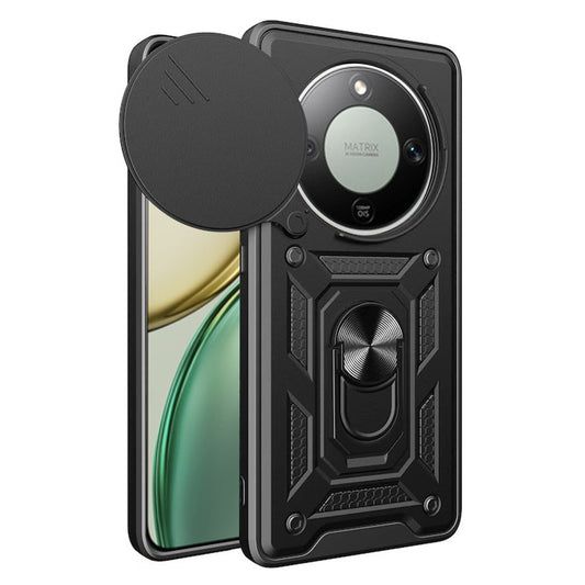 Hülle für Honor Magic8 Lite, Techsuit, CamShield, Schwarz