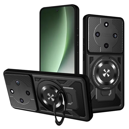 Étui pour Honor Magic8 Lite, Techsuit, RuggedCam, Noir