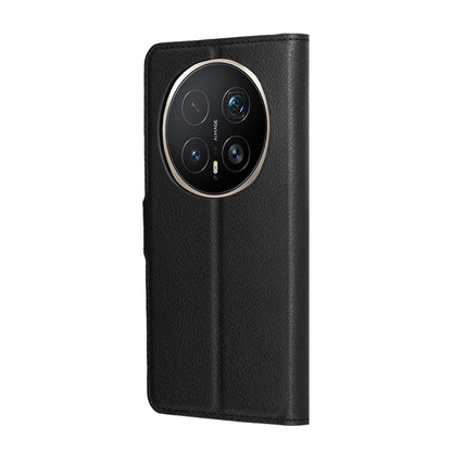 Hülle für Honor Magic8 Pro, Techsuit, Leder-Folio, Schwarz