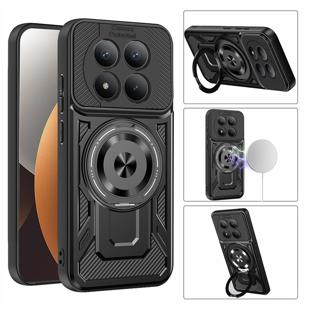 Case for Honor Magic8 Pro, Techsuit, RuggedCam, Black