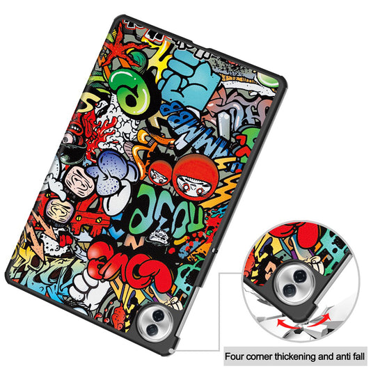 Hoes voor Honor Pad 10, Techsuit, FoldPro Urban Vibe, Multicolor