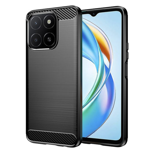 Hülle für Honor X5b, Techsuit, Carbon, Schwarz