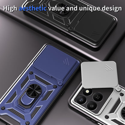 Hülle für Honor X5c Plus, Techsuit, CamShield, Grün