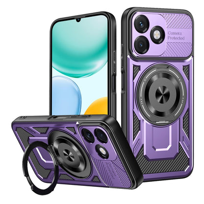 Étui pour Honor X5c Plus, Techsuit, RuggedCam, Violet