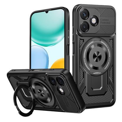 Hülle für Honor X5c Plus, Techsuit, RuggedCam, Schwarz
