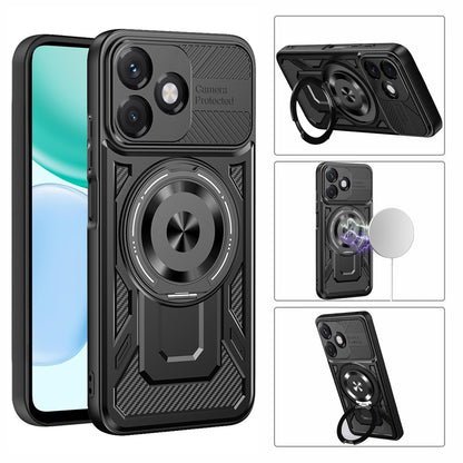 Hülle für Honor X5c Plus, Techsuit, RuggedCam, Schwarz