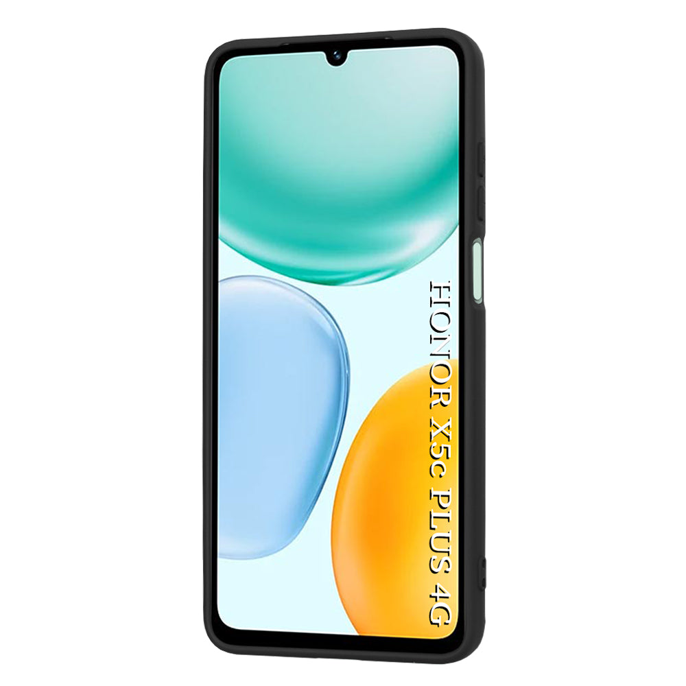 Hoes voor Honor X5c Plus, Techsuit, SoftFlex, Zwart