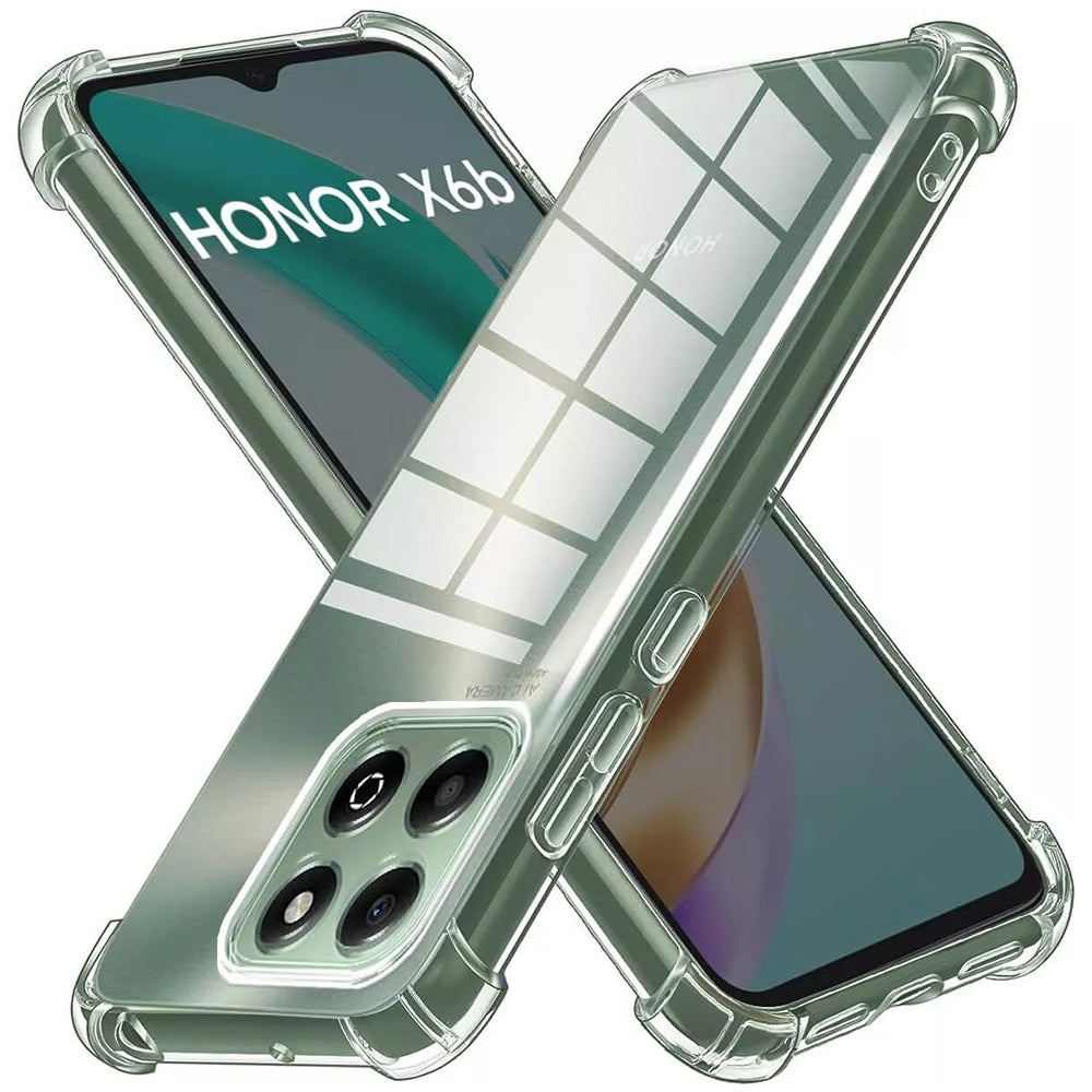 Case for Honor X6b, Techsuit, Shockproof Clear, Transparent