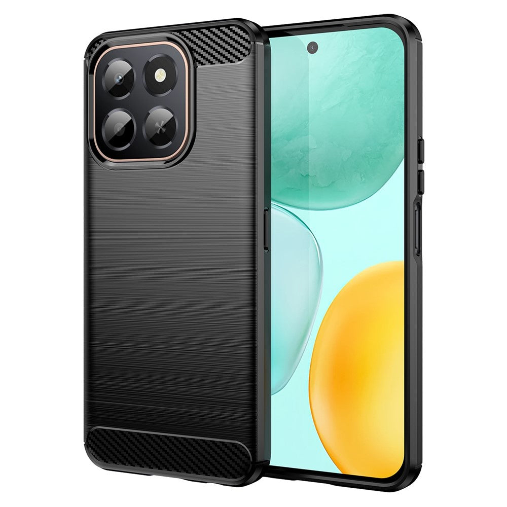 Hoes voor Honor X6c, Techsuit, Carbon, Zwart
