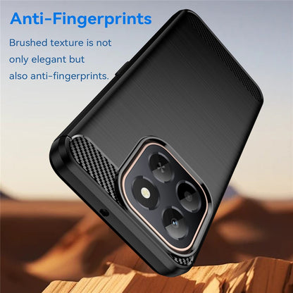 Hoes voor Honor X6c, Techsuit, Carbon, Zwart