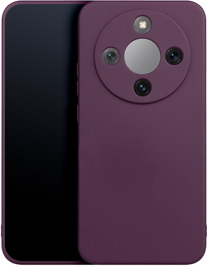Hülle für Honor X70 / X9d / Magic8 Lite, OEM, Silikon, Weinrot