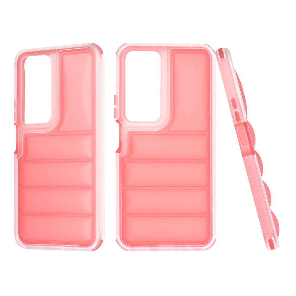 Hülle für Honor X7b 5G / 90 Smart / X7b 4G, Techsuit, Wave Shield, Rot