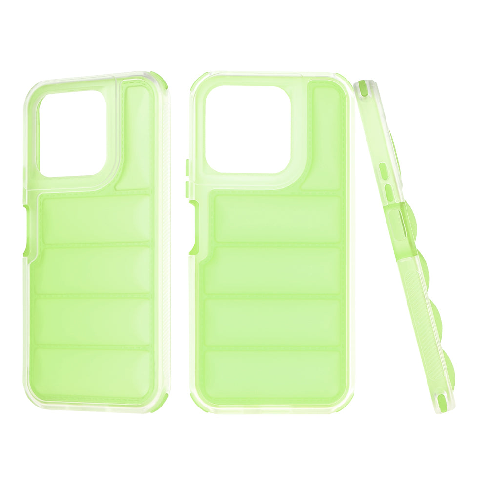 Case for Honor X8b, Techsuit, Wave Shield, Green