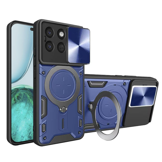 Hoes voor Honor X8c, Techsuit, CamGuard Pro, Blauw