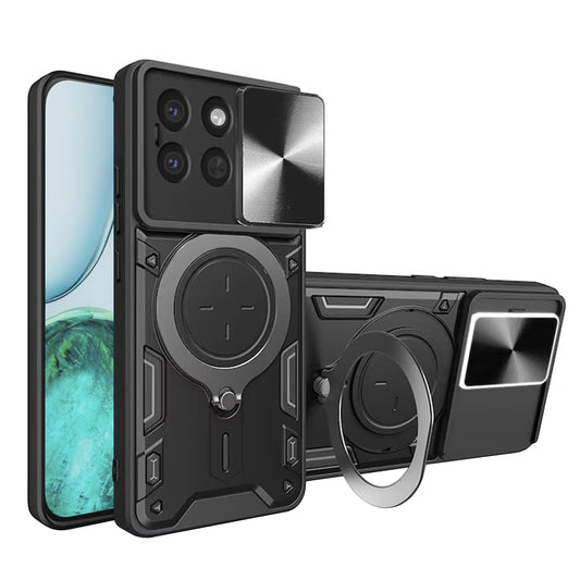 Hülle für Honor X8c, Techsuit, CamGuard Pro, Schwarz