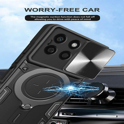 Coque pour Honor X8c, Techsuit, CamGuard Pro, Noire