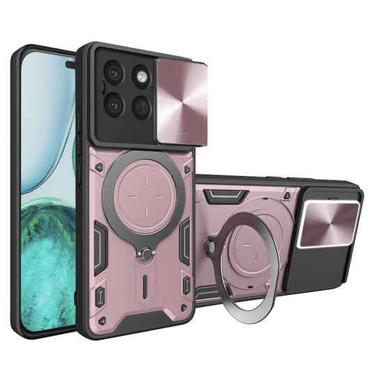 Hoes voor Honor X8c, Techsuit, CamGuard Pro, Roze Goud
