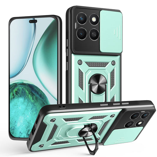 Hoes voor Honor X8c, Techsuit, CamShield, Groen