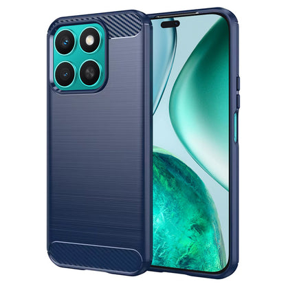 Hülle für Honor X8c, Techsuit, Carbon, Blau