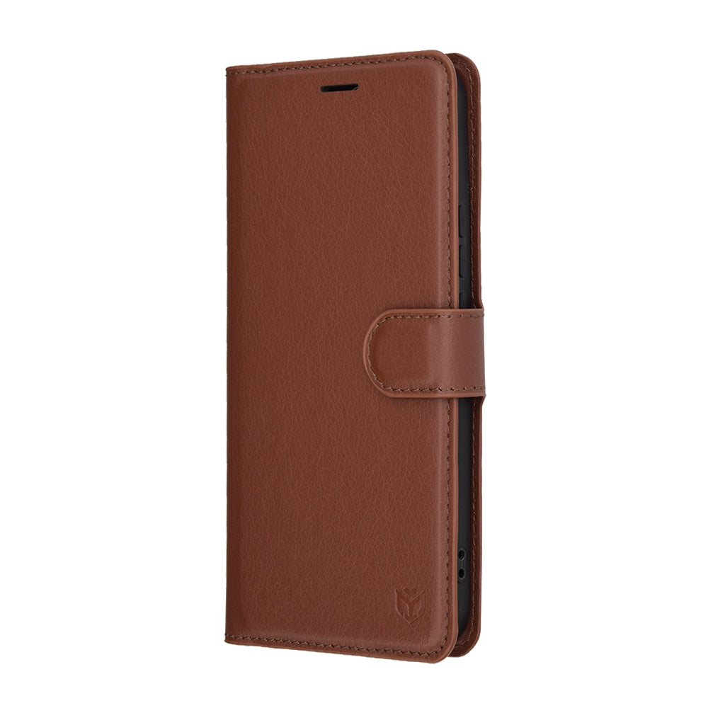 Coque pour Honor X8c, Techsuit, Leather Folio, Marron