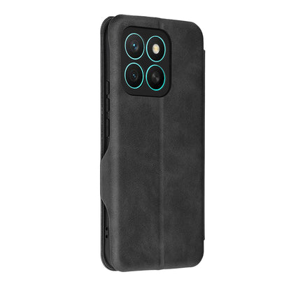 Hülle für Honor X8c, Techsuit, Safe Wallet Plus, Schwarz