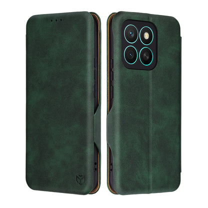 Hoes voor Honor X8c, Techsuit, Safe Wallet Plus, Groen