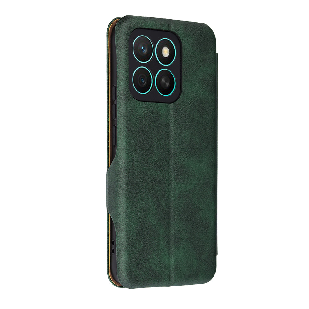 Hoes voor Honor X8c, Techsuit, Safe Wallet Plus, Groen