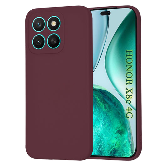 Hoes voor Honor X8c, Techsuit, SoftFlex, Bordeaux