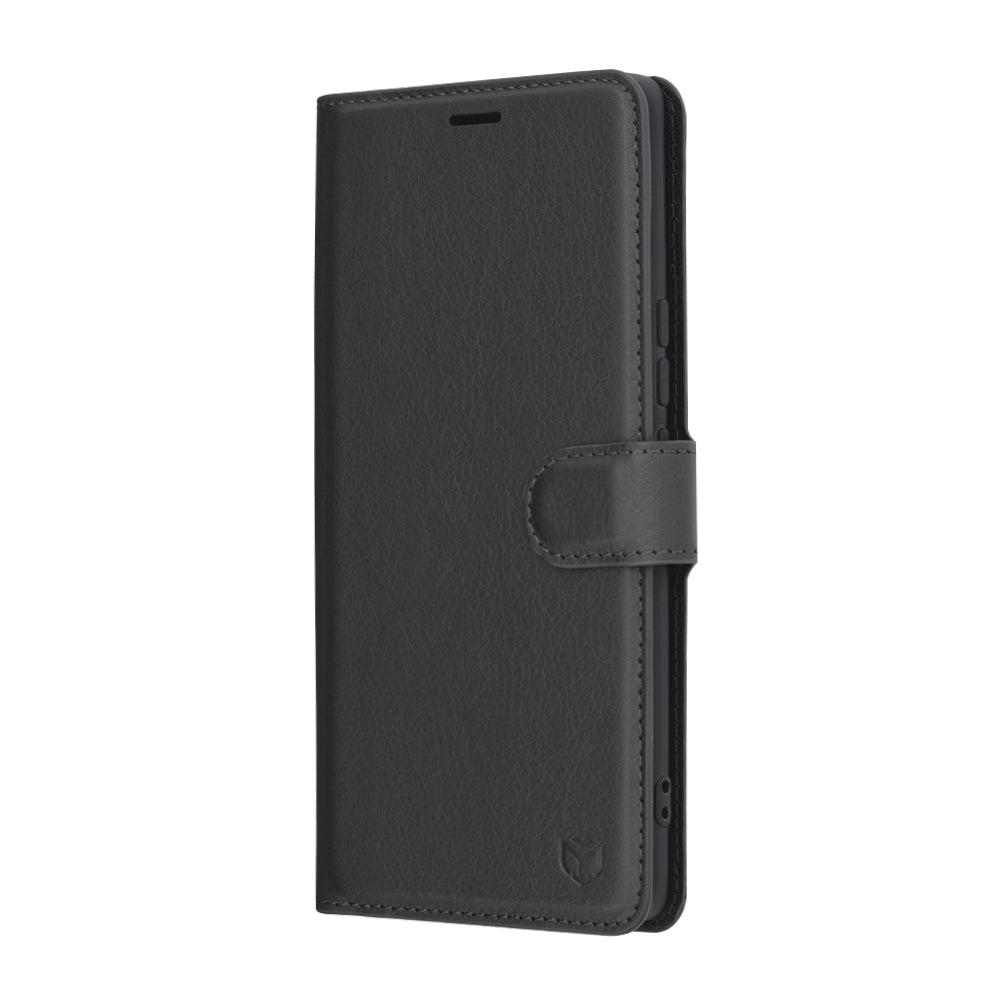Hoes voor Honor X9c / Magic7 Lite, Techsuit, Leather Folio, Zwart