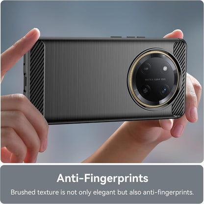 Hülle für Honor X9c / Magic7 Lite, Techsuit, Carbon, Schwarz