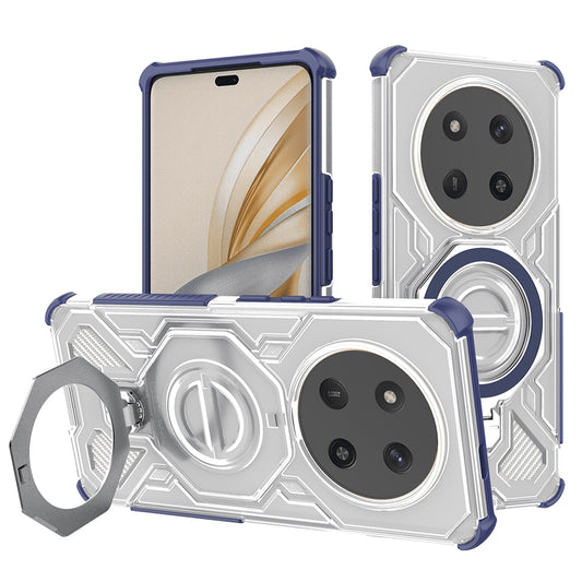 Hoes voor Honor X9c / Magic7 Lite, Techsuit, Carbon Shield Pro, Blauw