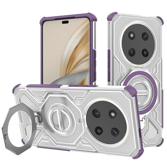 Hoes voor Honor X9c / Magic7 Lite, Techsuit, Carbon Shield Pro, Paars