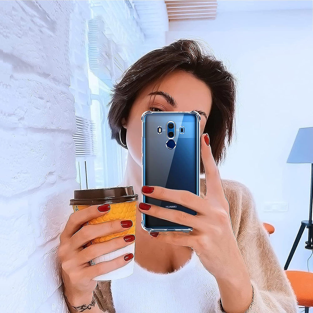 Hülle für Huawei Mate 10 Pro, Techsuit, stoßfest klar, transparent